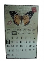 Kalender vlinder metaal vlinders thema dieren