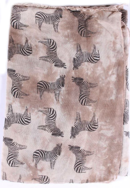 Sjaal zebra shawl