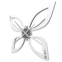 Callea Design wandklok 1 x vlinder
