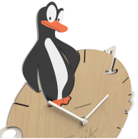 Callea Design wandklok pinguin