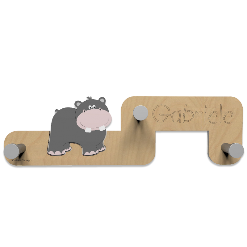 Callea Design kapstok nijlpaard